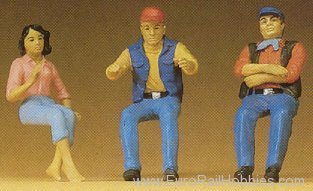 Preiser 57001 Seated Truck Drivers 