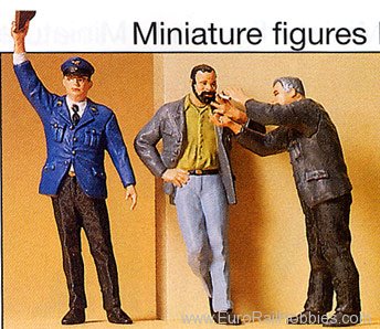 Preiser 63058 Railroad Personel -- Conductor, Smoking Worke