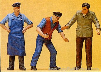 Preiser 63060 Delivery men 1:32
