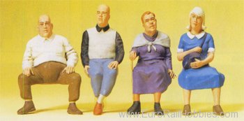 Preiser 63089 Seated Travellers