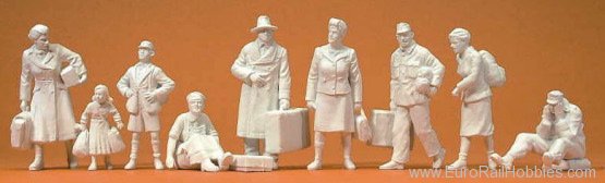 Preiser 64014 Postwar Figures (unpainted)