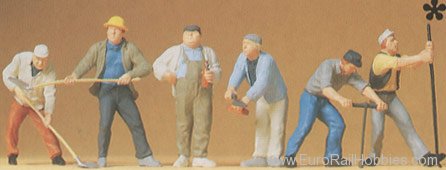 Preiser 65331 Construction Workers 1:43 