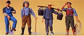 Preiser 65343 US Railway Workers - Early Steam Era