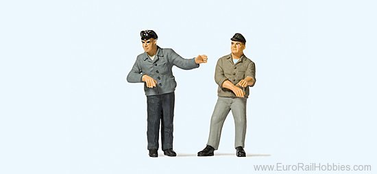 Preiser 65372 Engine-driver and fireman 