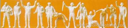 Preiser 67000 1/48 Scale Military Figures Unpainted -- Pilo