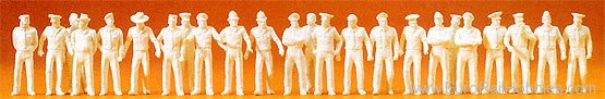 Preiser 72513 Uniformed people kit 1:72 