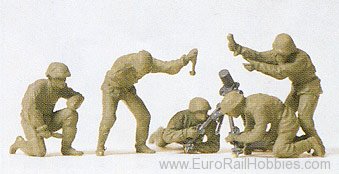 Preiser 72517 German Mortar & Crew, 1939-1945 - Blow Out!