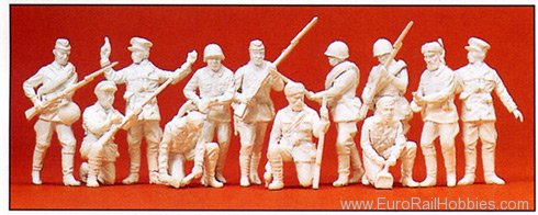 Preiser 72522 Infantry Riflemen and Partisans, USSR 1942/43