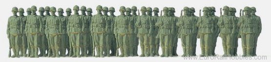 Preiser 72533 Infantry - 36 Figures (unpainted)