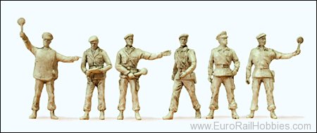 Preiser 72534 German Federal Armed Forces, 6 Unpainted Figu