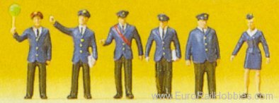 Preiser 75008 Railroad Personnel -- 1:120 