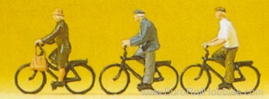 Preiser 75013 Recreation & Sports -- Bikers 1:120 