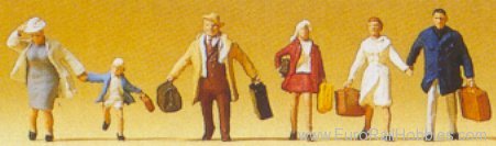 Preiser 75015 Family with Luggage  1:120