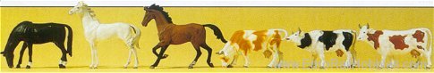 Preiser 75019 Horses/cows 1:120  1:120