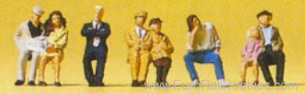 Preiser 75024 Pedestrians -- Seated Passengers  1:120
