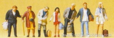Preiser 75026 Passengers -- w/Bags Standing  1:120