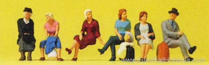 Preiser 75037 Seated Travellers  1:120