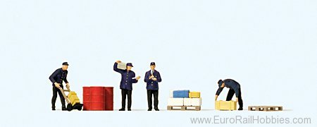 Preiser 75050 Delivery men,16  1:120