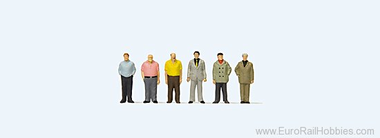 Preiser 75054 Standing men  1:120