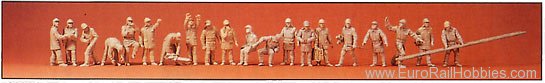 Preiser 79004 Firemen. 20 figures
