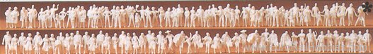 Preiser 79008 Unpainted Sets -- Passengers 
