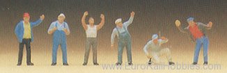 Preiser 79036 People Working -- Truckers Standing 
