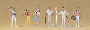Preiser 79072 Recreation & Sports -- Golfers 