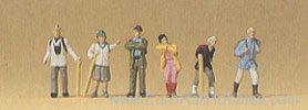 Preiser 79074 Recreation & Sports -- Wanderers/Hikers 