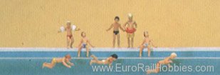 Preiser 79091 Recreation & Sports -- Children at the Pool 