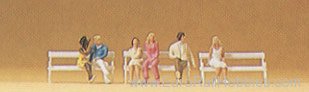 Preiser 79092 Recreation & Sports -- Seated Couples 