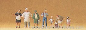 Preiser 79097 People Working -- Baker Krause 