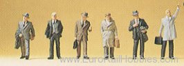 Preiser 79114 Pedestrians -- Businessmen Walking 