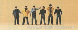 Preiser 79137 People Working -- Ships Crewmen 