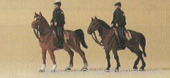 Preiser 79149 Police -- Mounted Police USA 