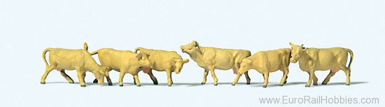 Preiser 79229 Cows, light brown