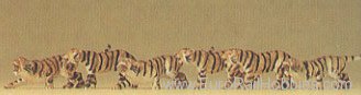 Preiser 79714 Animals -- Tigers 