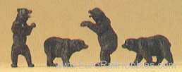 Preiser 79717 Animals -- Brown Bears 