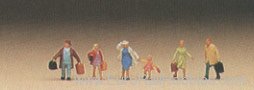 Preiser 88519 Travelers -- Krause Traveling Family 