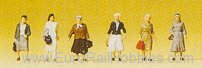 Preiser 88531 Pedestrians -- Females Walking 