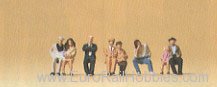 Preiser 88534 Travelers -- Seated Passengers 