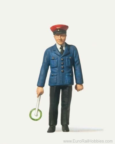 Preiser MER0240012 Merten German Railroad Platform Dispatcher wi