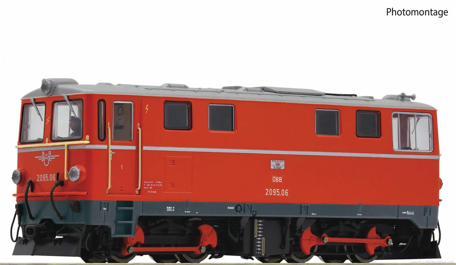 Roco 33321 OBB Diesel locomotive 2095.06,