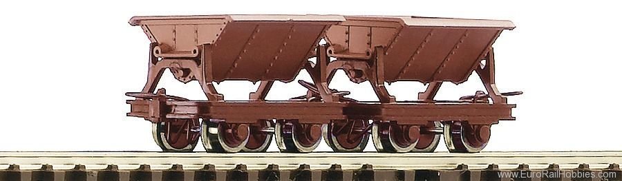 Roco 34498 2 piece set side tipping wagons