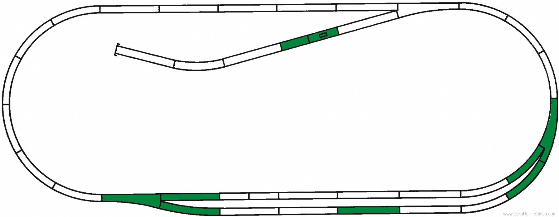 Roco 42011 Roco Line Track Extension Set C