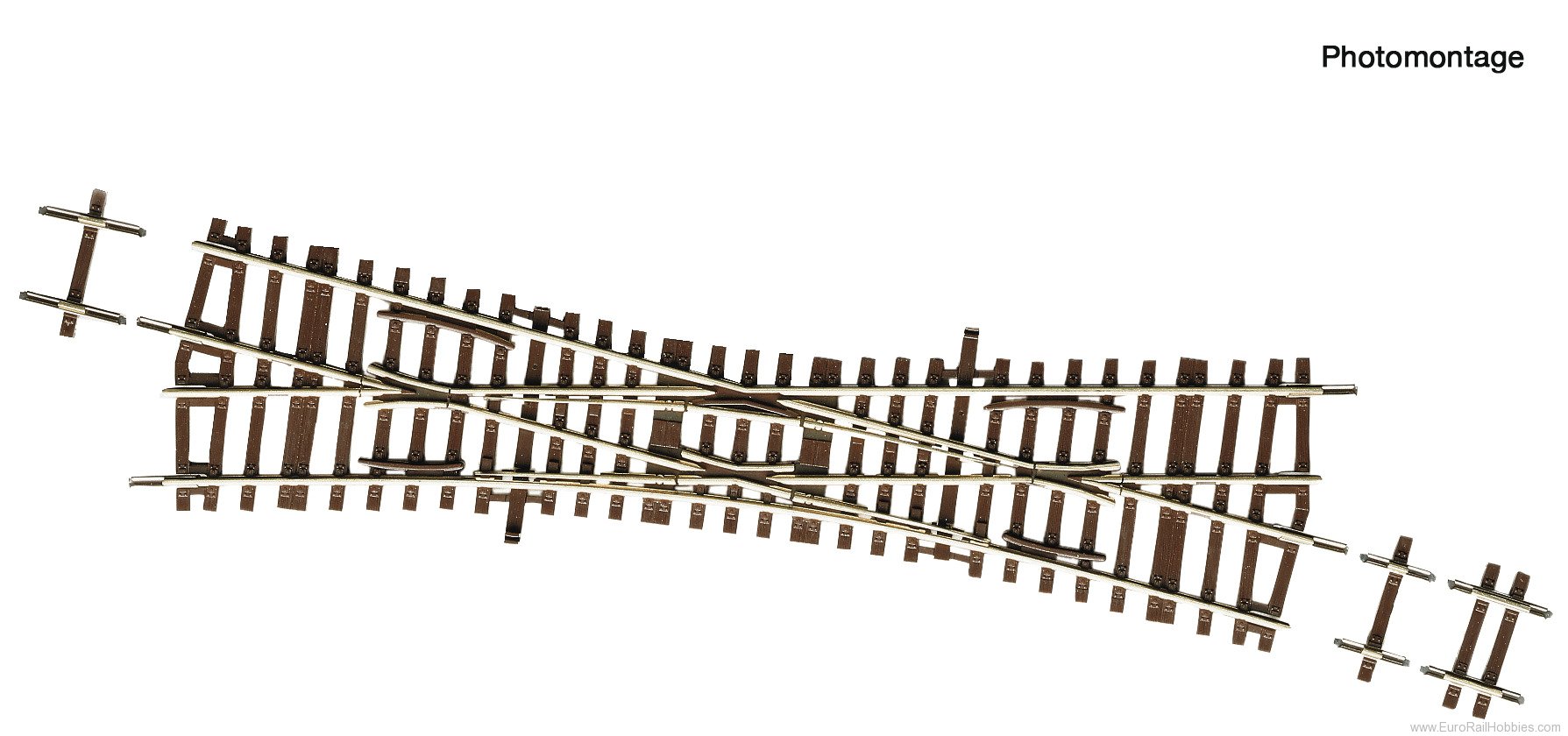 Roco 42449 Single slip turnout EKW15