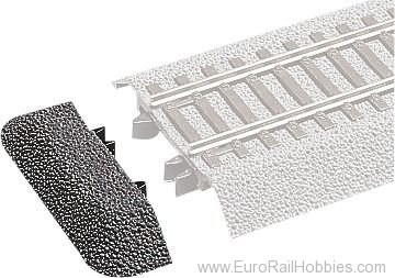 Roco 42651 Embankment end piece  (RocoLine with Track Be