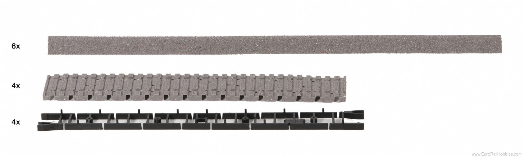Roco 42660 Track bed  (RocoLine with Track Bed)