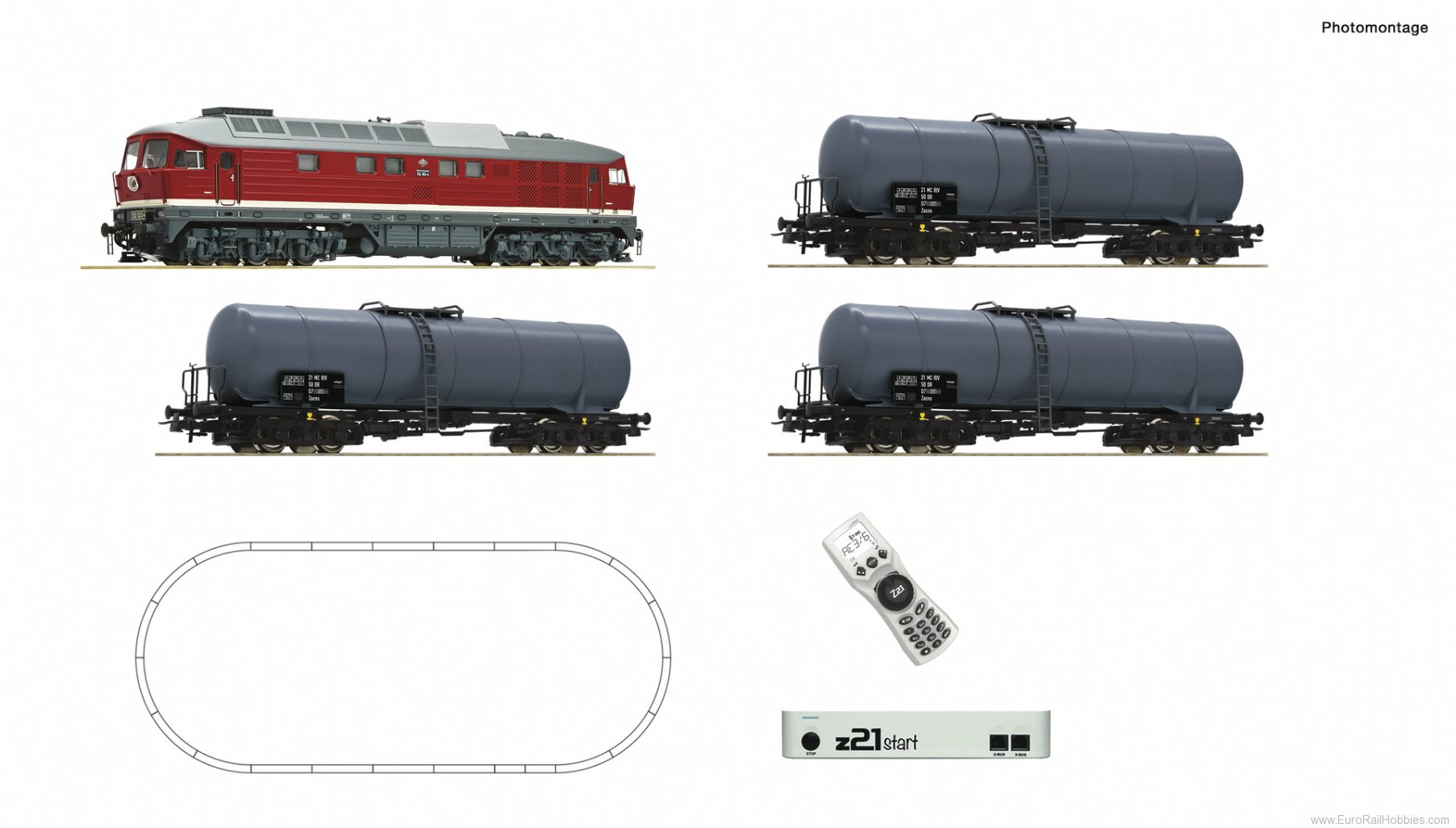 Roco 5110002 z21 start digital set: Diesel locomotive clas