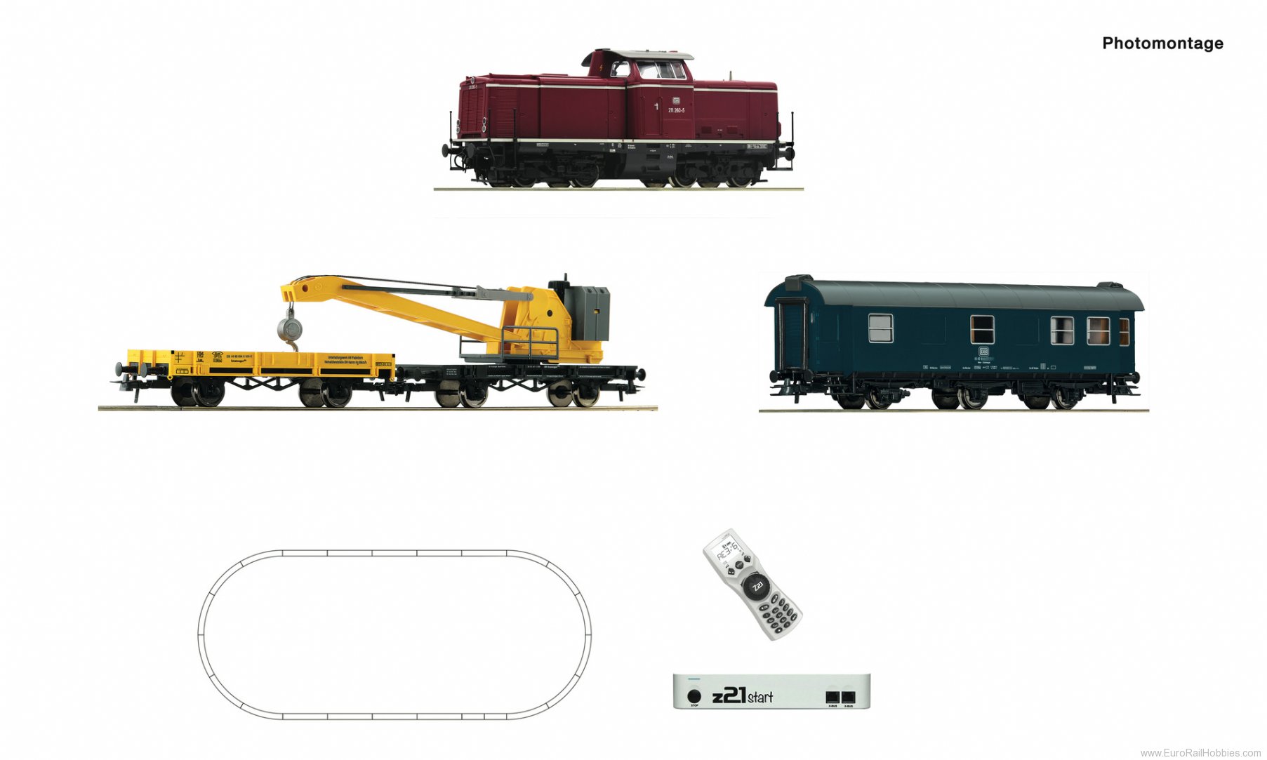 Roco 5110004 z21 start digital set: Diesel locomotive clas