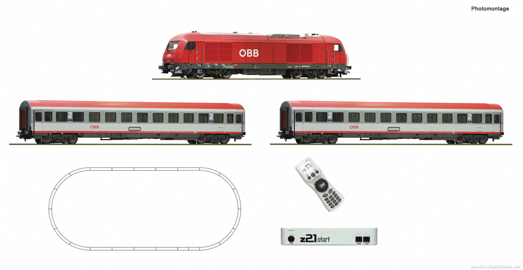 Roco 5110005 z21 start digital set: Diesel locomotive clas